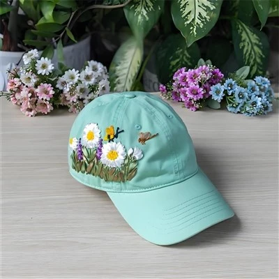 Women's Floral Baseball Cap Women's Floral Baseball Cap