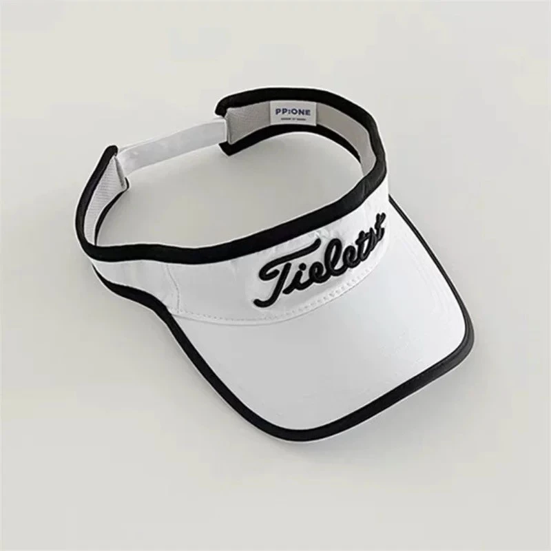 White Tennis Visor Hat high quality